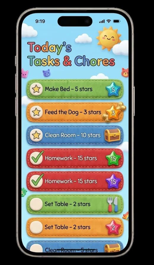 OKMOM Tasks & Chores Interface